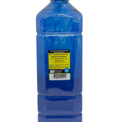 Тонер Hi-Black Универсальный для HP Color LaserJet CP1025, Сферизованный, Тип 1.0, Cyan, 585 гр.