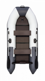 Таймень NX 2850 серый-графит Слань-киль (Лодка ПВХ под мотор)