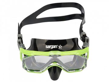 Маска Sargan Панорама черный/зеленый