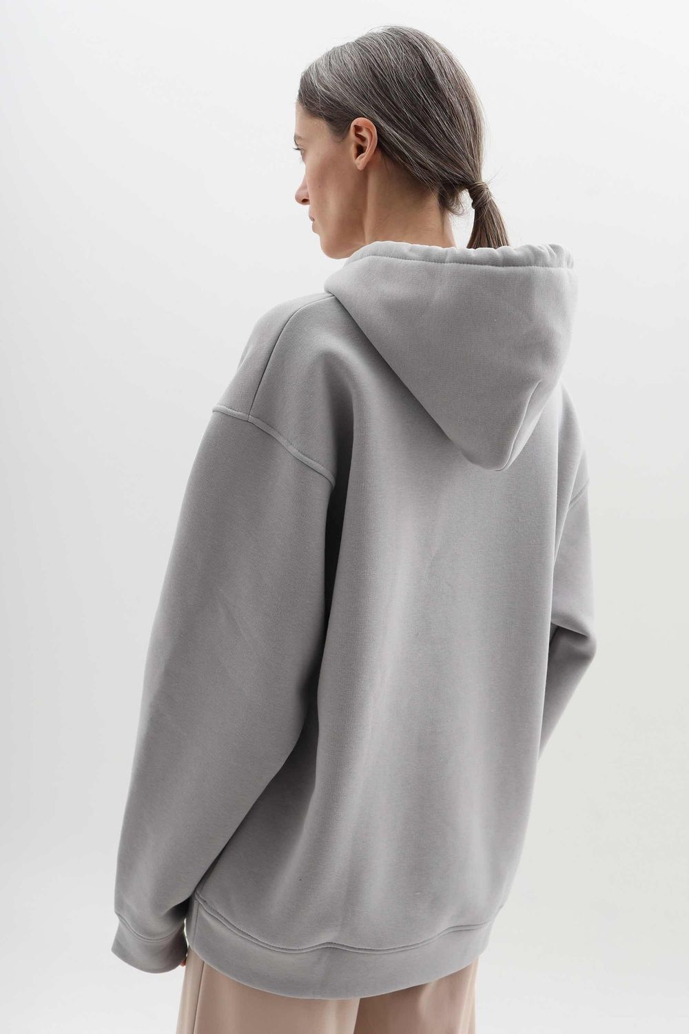 Худи Гербарий Warm Одуванчик Серый