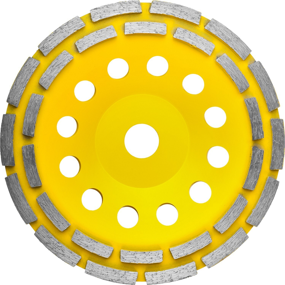 STAYER Double, d 180 мм, двухрядная алмазная шлифовальная чашка (33381-180)