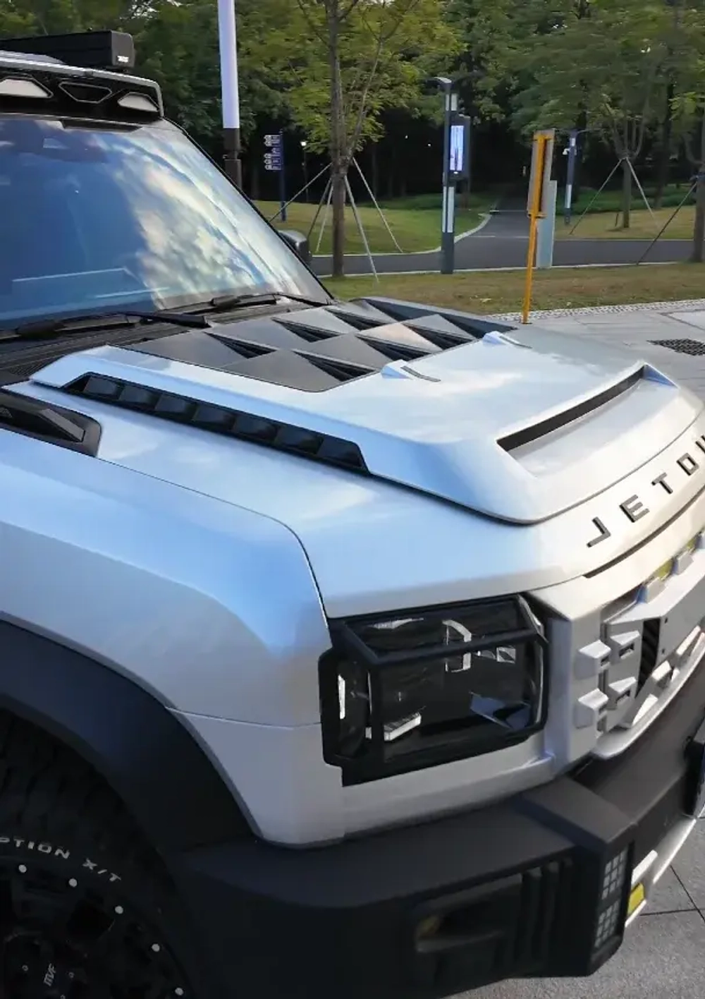 Обвес для Jetour Traveller T2 Джетур Решетка радиатора Накладка на передние фары Капот Люстра на крышу Маркиза