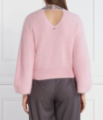 Хлопковый свитер Liu Jo - розовый(CF3071 MA97L)