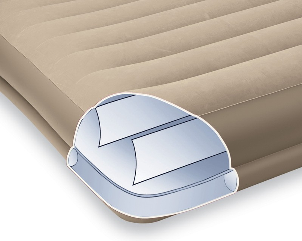 Надувная кровать Intex Pillow Rest Mid-rise, 99x191x(35)38 см.