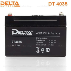 Аккумуляторная батарея Delta DT 4035 (4V / 3.5Ah)