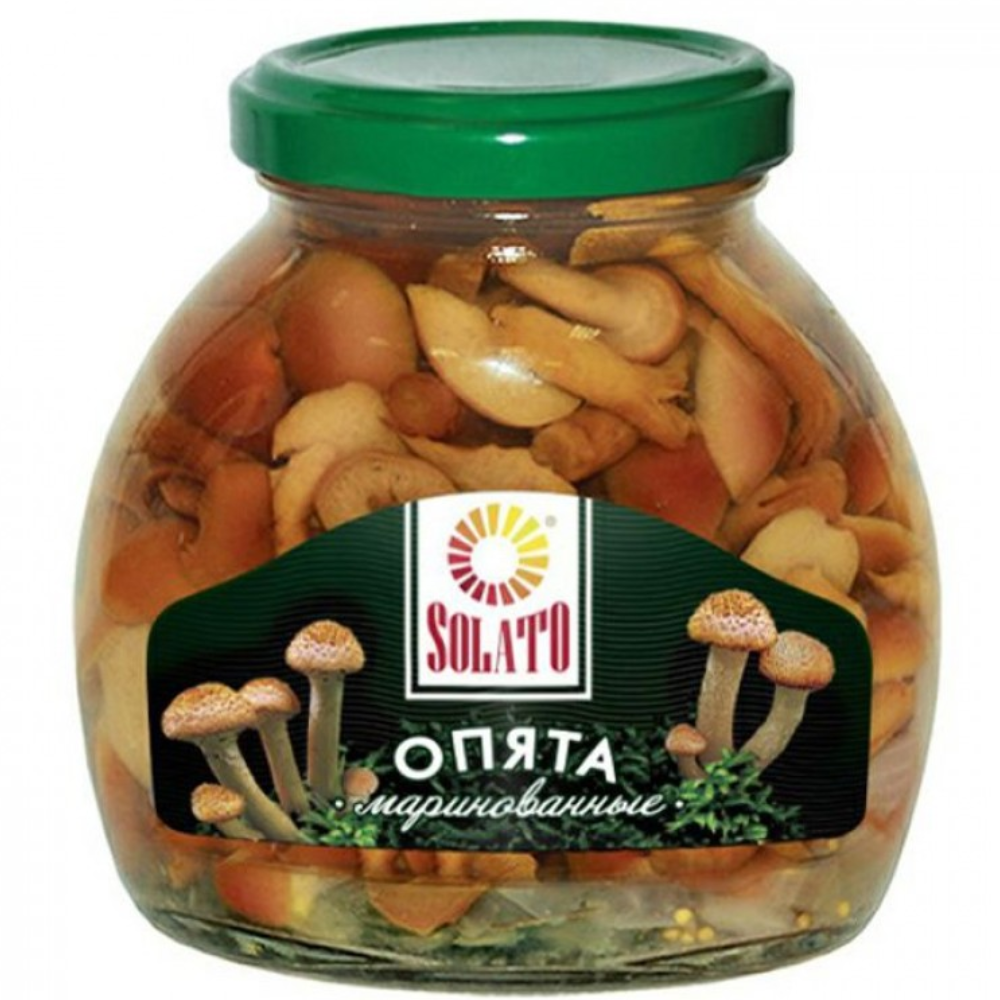 Грибы Опята маринованные Solato 170 гр
