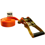 Стяжной кольцевой ремень с храповым механизмом