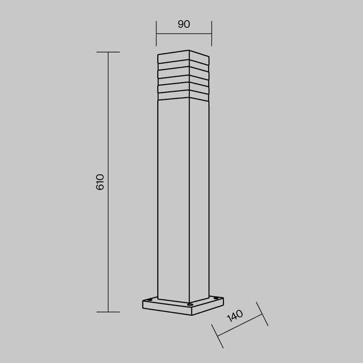 Уличный светильник Maytoni Unter den Linden O578FL-01B