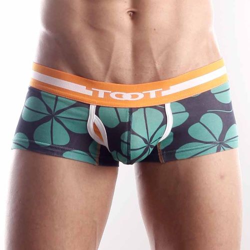 Мужские трусы хипсы черные с принтом TOOT 5018-4