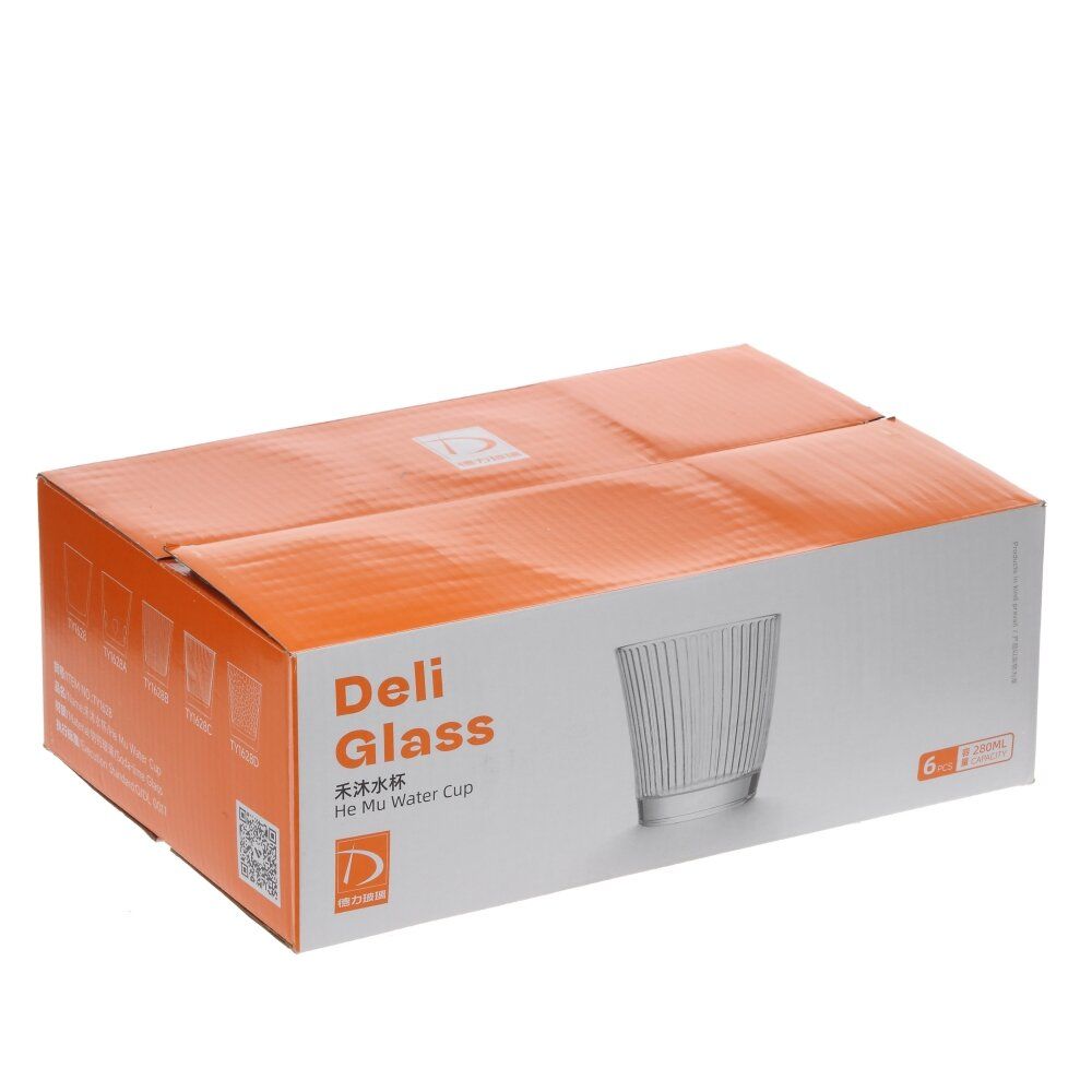 GAEM Набор из 6-ти стаканов, 280 мл, L27 W17,5 H9,5 см