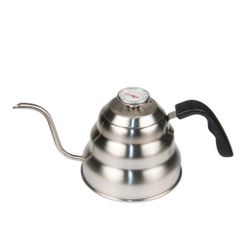 Кофейник чайник 1000 мл Бариста d 14,6/8,1 см h14 см с термометром нерж. P.L.- Barbossa