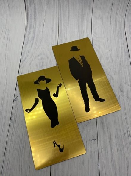 Таблички на туалет (пара М+Ж)