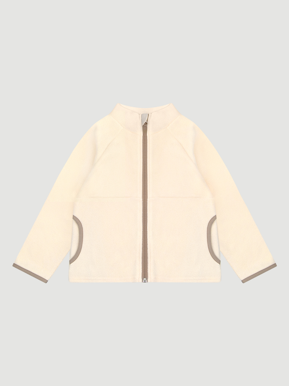 Флисовая куртка на молнии Mjölk Ivory