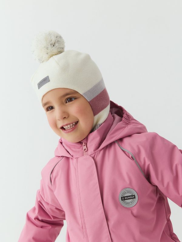 Шлем демисезонный из смесовой шерсти Колор блок 