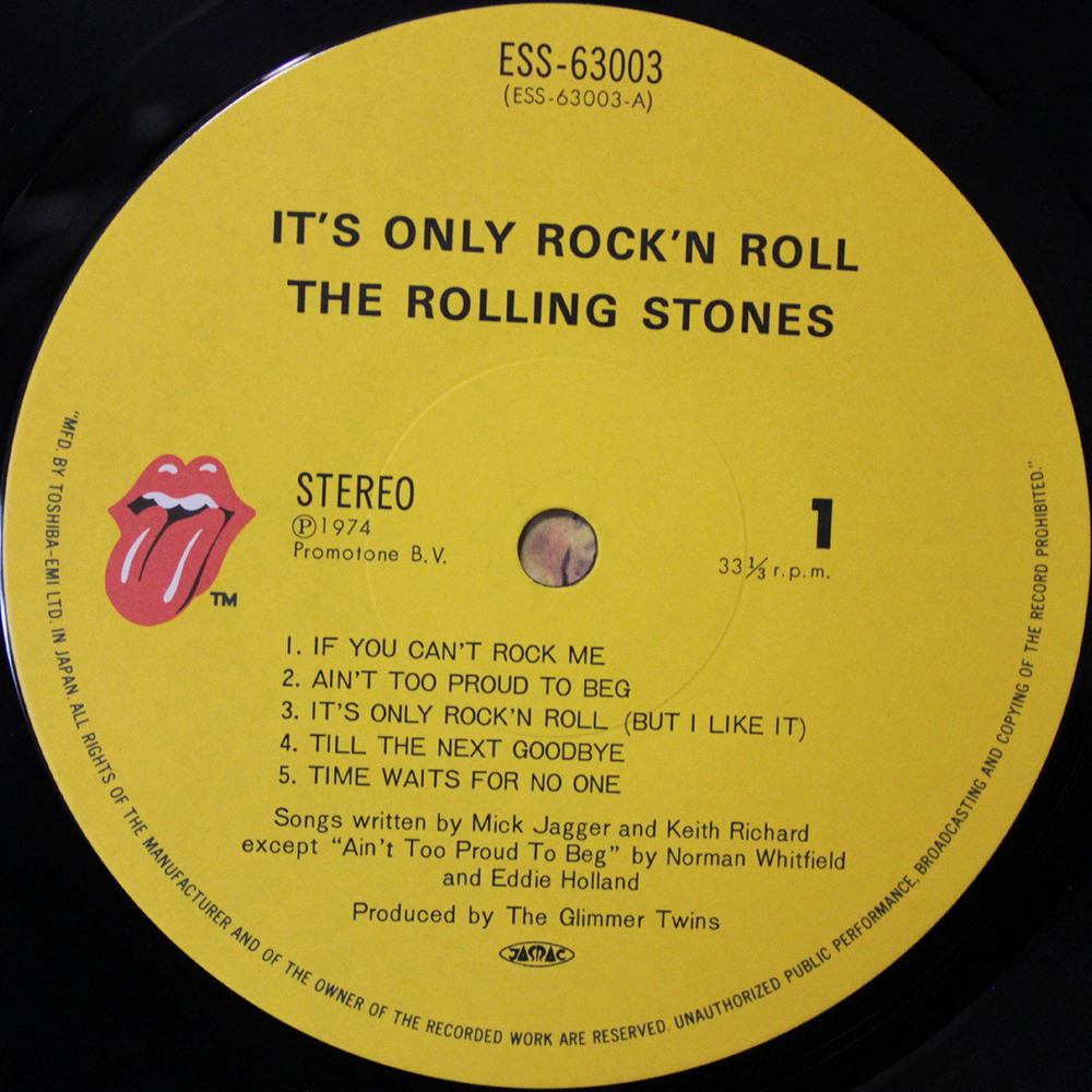The Rolling Stones / It's Only Rock 'N Roll (LP)