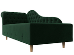 Кушетка Камерон левая, Зеленый, Велюр, 110093L