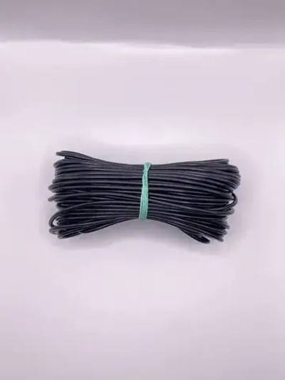 Провод автомобильный для проводки, ПГВА / ПВАМ 1,5 мм, черный цвет 20 метров монтажный