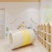 Мягкий модуль Romana «Труба» d700х1000 (серо-бежевый)