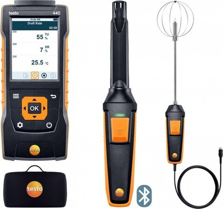 Комплект уровня комфорта с Bluetooth Testo 440 (0563 4408) 0563 4408
