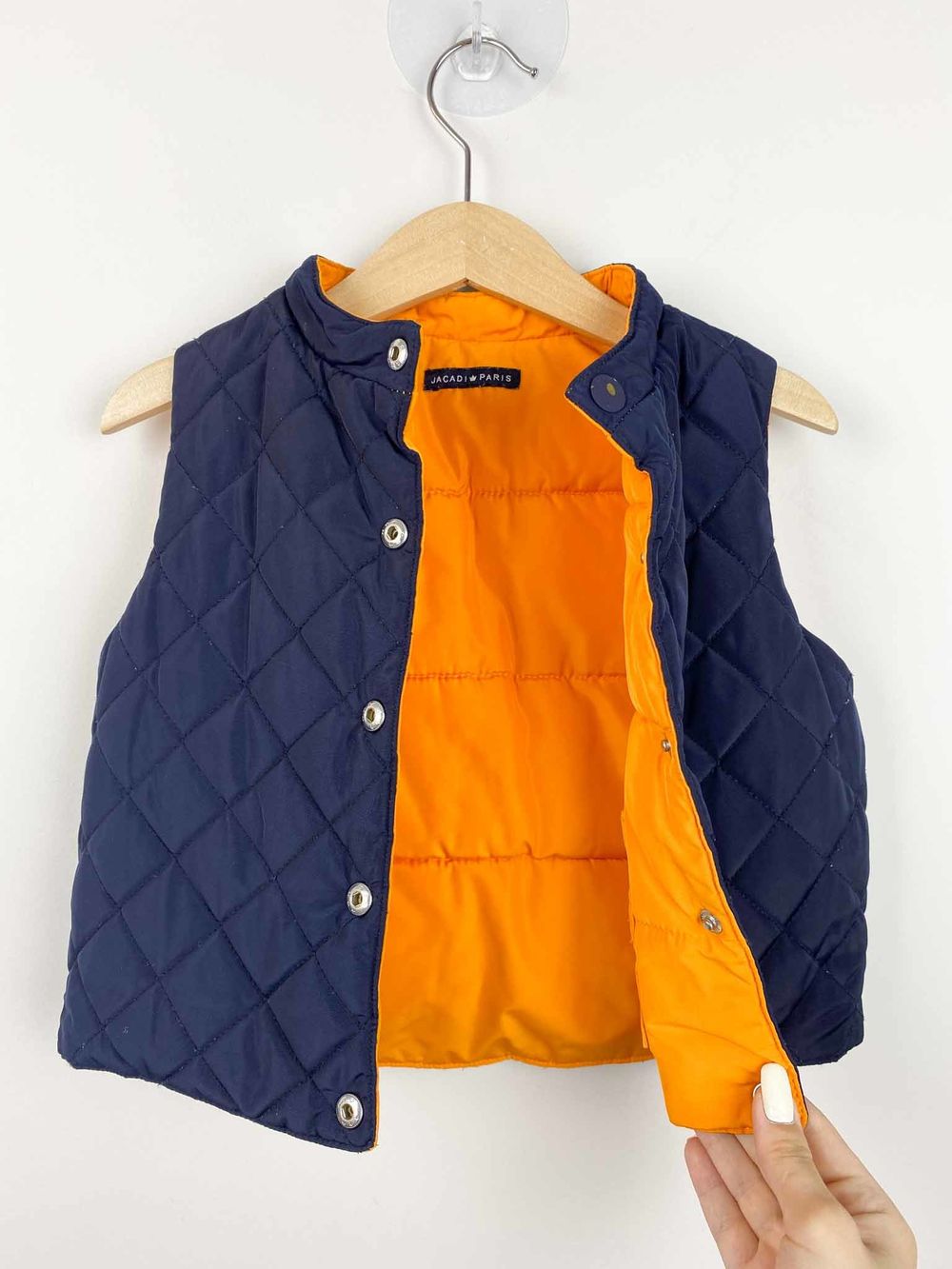 Двуборотный жилет Jacadi