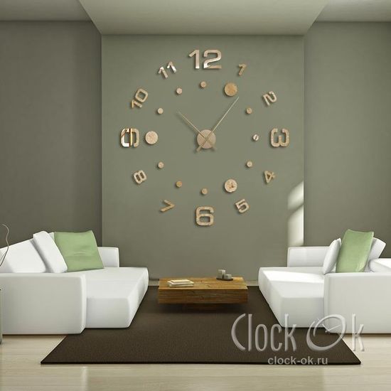 Настенные 3D часы Radius