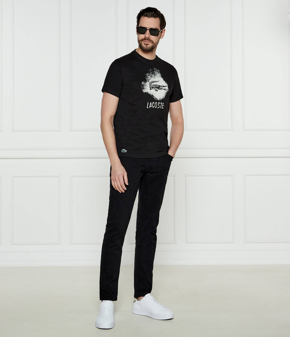 Футболка Ultra Dry Graphic Lacoste - черный(TH8917)