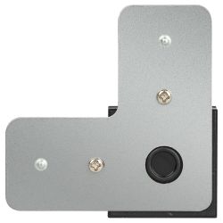 Коннектор питания ЭРА TR-1PA-LС BK для однофазного шинопровода угловой черный | Однофазный шинопровод и аксессуары