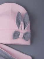 Шапка и снуд для малышей на осень