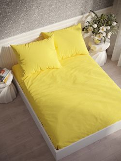 Постельное белье перкаль Сказка "Солнышко" 2-спальное Наволочка 50х70 см 2 шт Простынь на резинке 160x200 см Пододеяльник 175x215 см