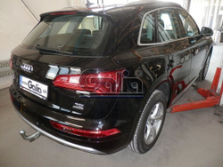 Фаркоп оцинкованный Galia A050C для Audi Q5 2017-(паспорт и сертификат в комплекте)(без электрики)