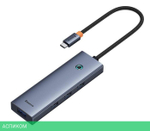 USB-хаб Baseus BS-OH108 Space Grey (B0005280A813-03)