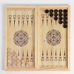 Нарды "Викинги" в дер. коробе средние SA-VI-M