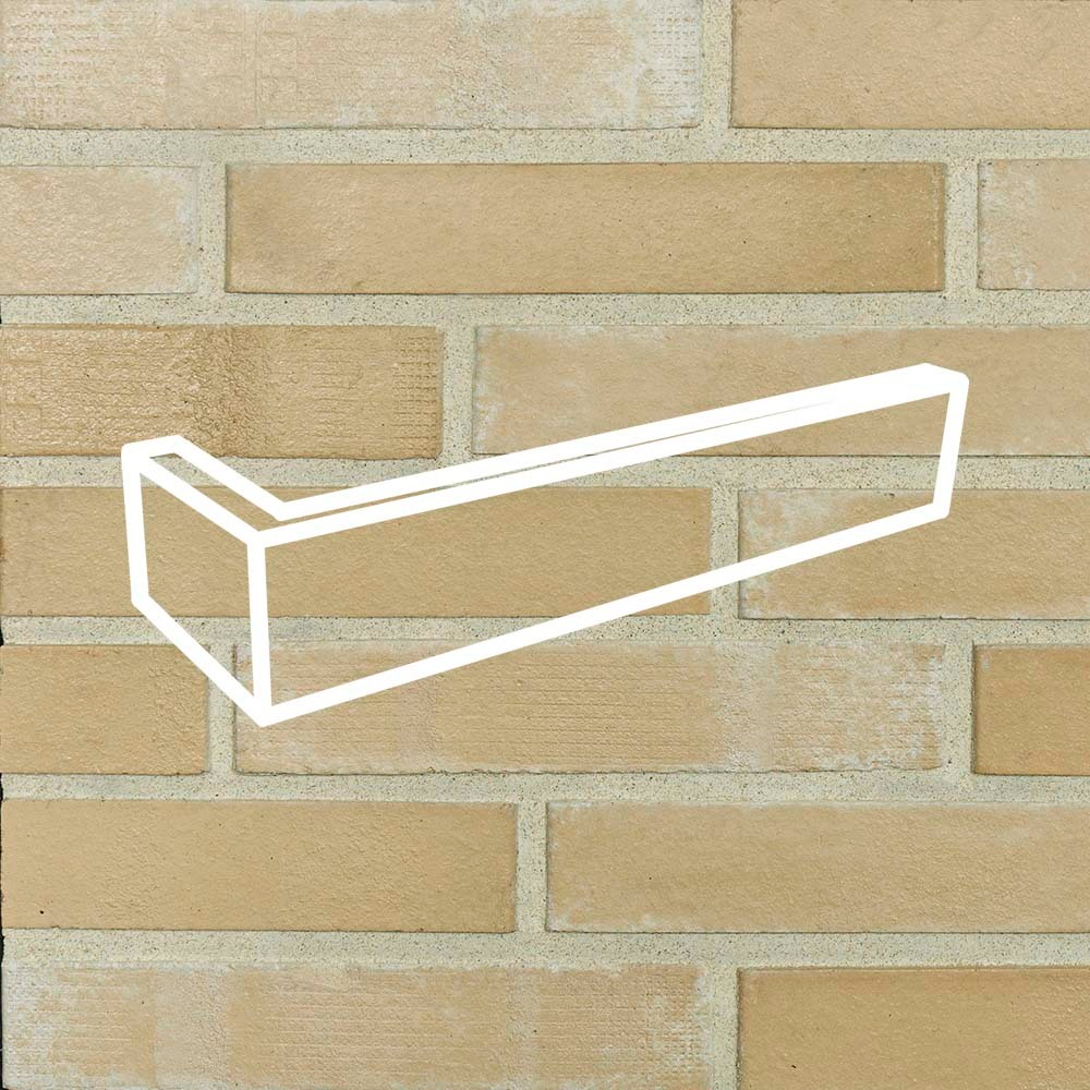 Облицовочная плитка угловая Lifebrick Римхен 100, 282х85х50х15 мм