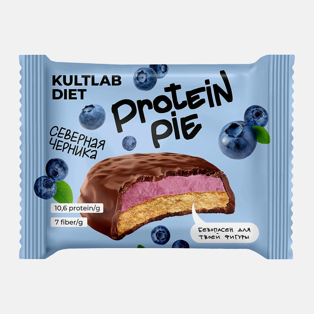Протеиновое печенье Северная черника Kultlab Diet 45г