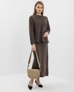 Сумка 839 03 тауп светлый