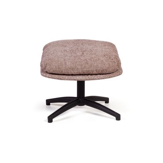 Кресло качалка с вращением и оттоманкой Sven цвет бежевый