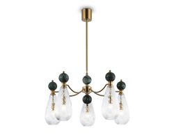 Ambrella Люстра на штанге с мрамором Ceramo Modern LH53292