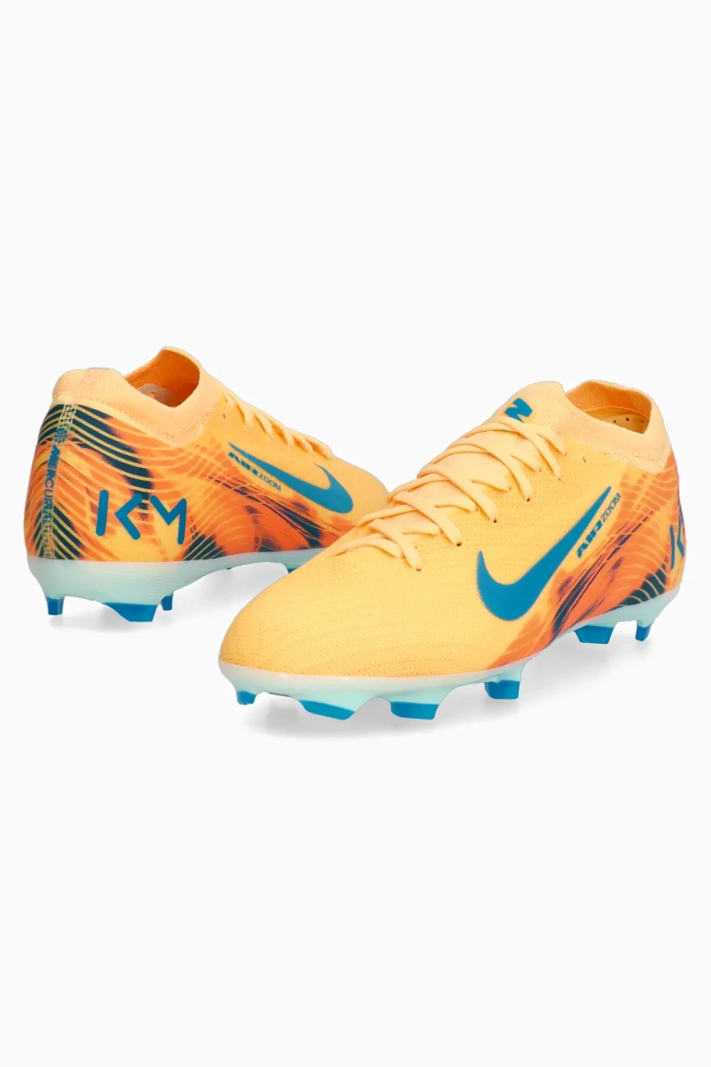 Бутсы Nike Mercurial Zoom Vapor 16 Pro Mbappe FG Junior - оранжевый