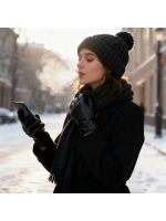 перчатки демисезонные теплые на меху модные удобные