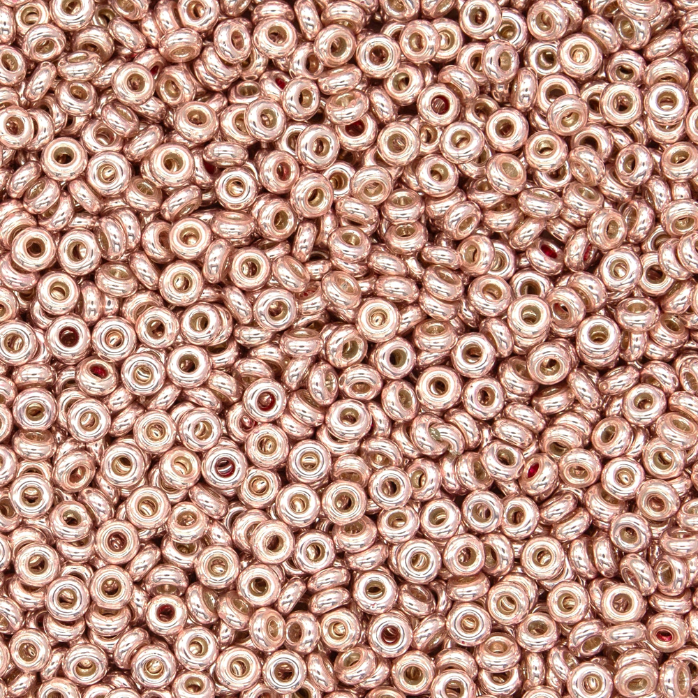 Японский бисер TOHO Demi 11/0 (№PF552), металлизированный, непрозрачный глянцевый