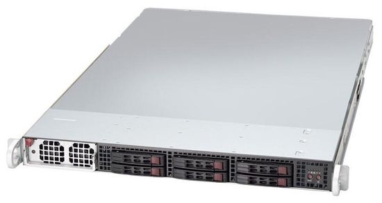 Сервер Supermicro SuperServer 1019GP-TT без процессора/без ОЗУ/без накопителей/количество отсеков 2.5" hot swap: 6/LAN 10 Гбит/c