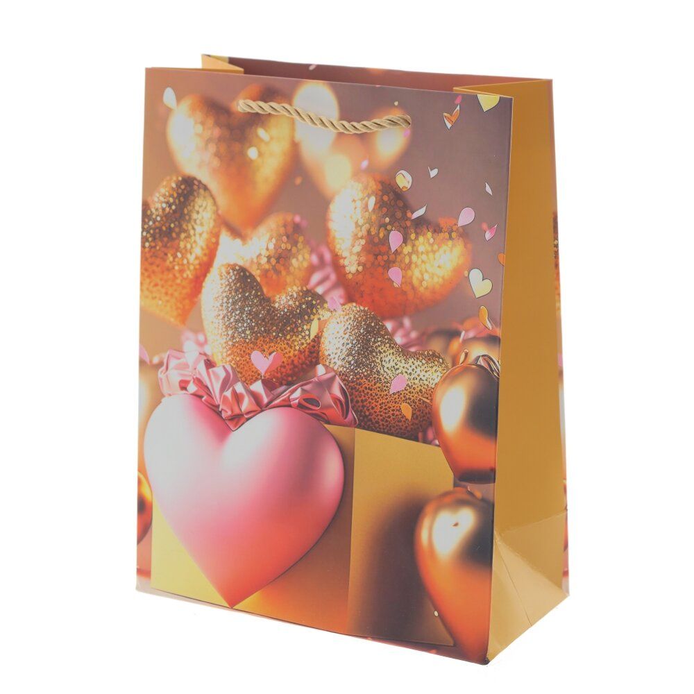 GAEM Пакет подарочный S (бумага 210г/м2, блок микс 12шт), L17,5 W9 H24 см, 4в.