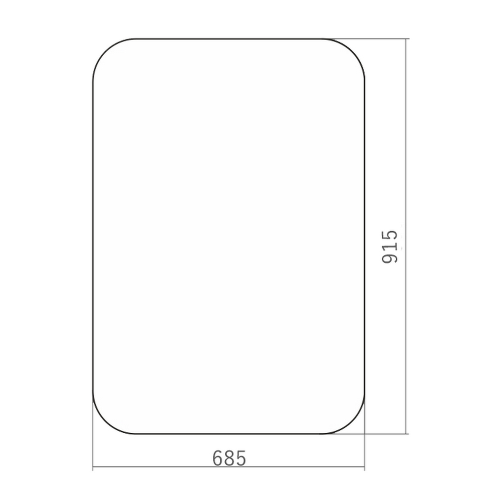 Зеркало MIXLINE "Выбор" 685*915 (ШВ)