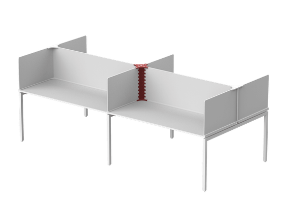 Опора центральная 20х20х60