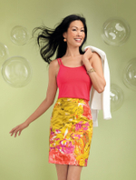 Топ ортопедический со встроенным бюстгальтером Valetta Amoena 54.EU/60.RU красный