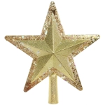 Звезда на елку «Волшебное сияние» 22*27 см, Золото
