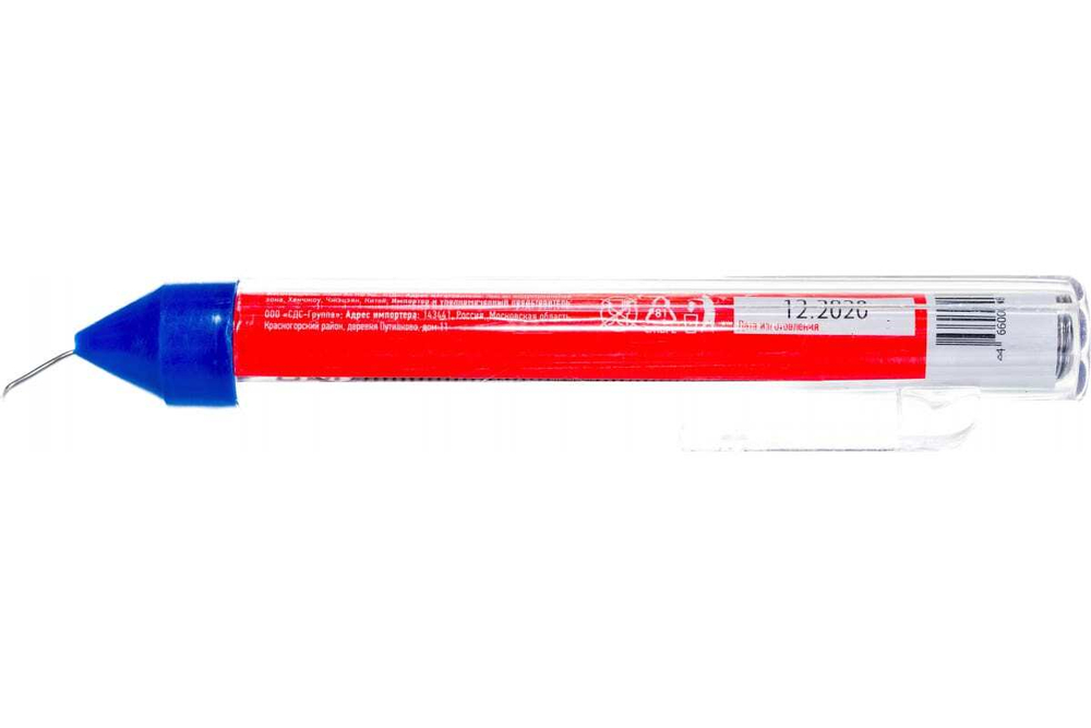 Припой с канифолью (20 гр; 1 мм; Sn60 Pb40 Flux 2.2%) REXANT 09-3103