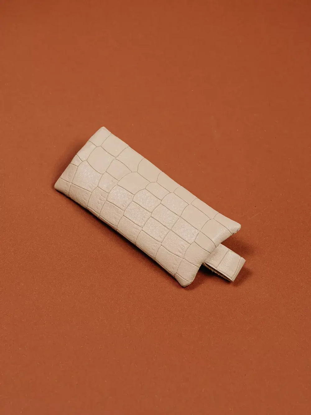 Ключница карманная кожаная