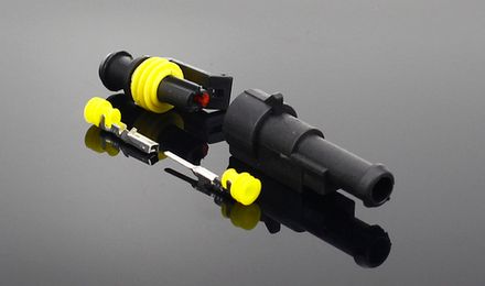 Разъем AMP влагостойкий автомобильный 1pin (комплект)