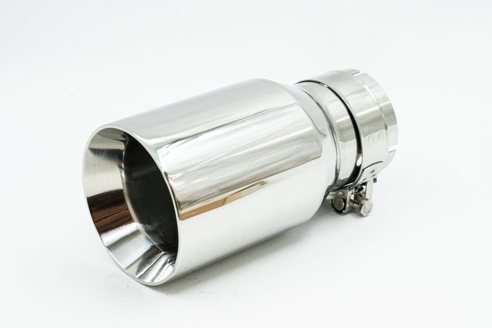 Насадка на глушитель AFM1-63-89 полированная прямая